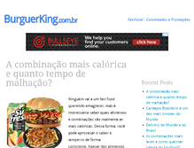 Tablet Screenshot of burguerking.com.br
